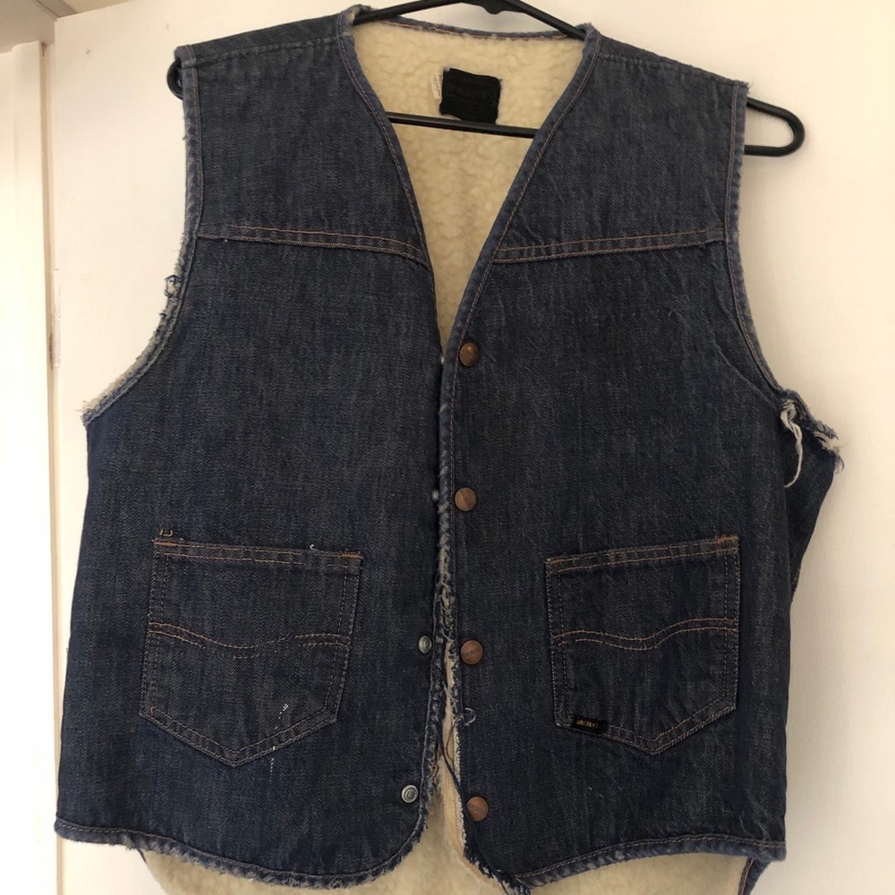 Vintage Roebuck Sherpa Vest